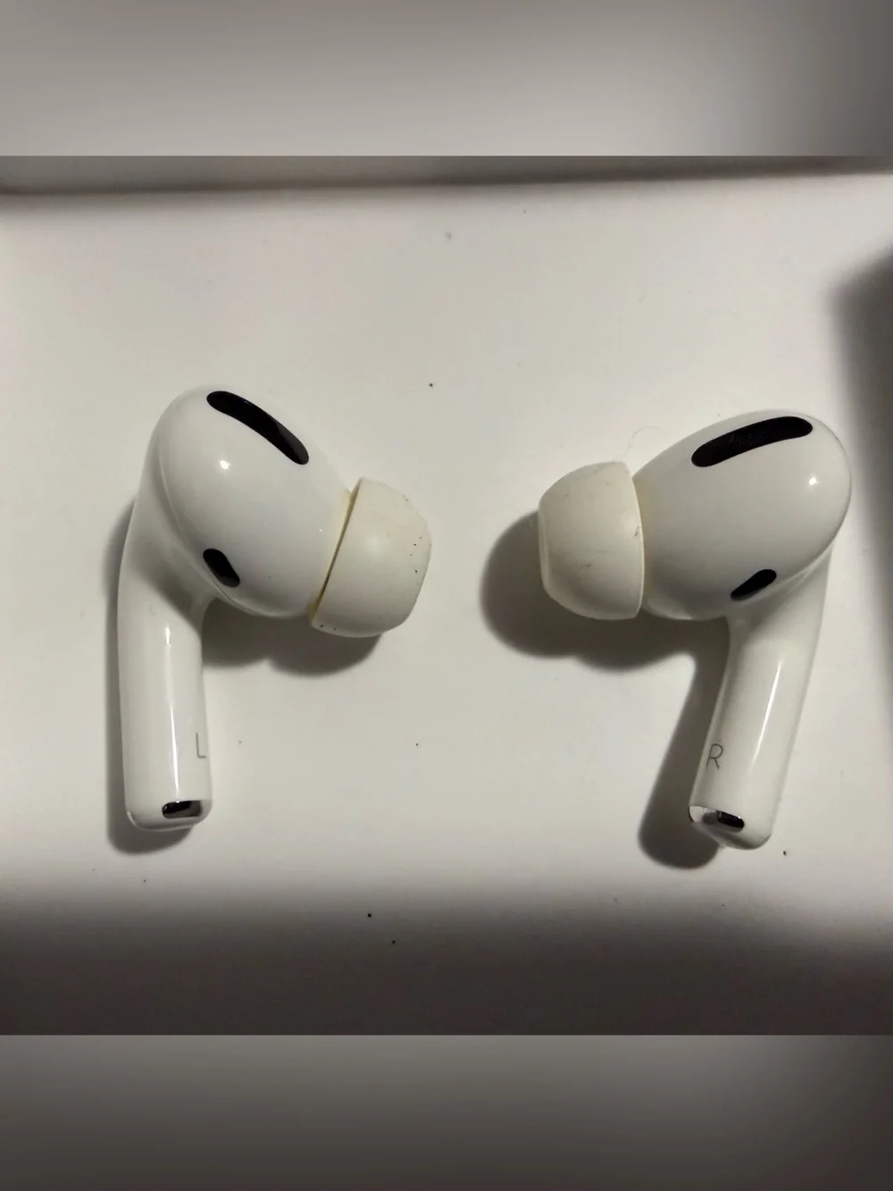Apple AirPods Pro with Charging Case in White with Black Accents